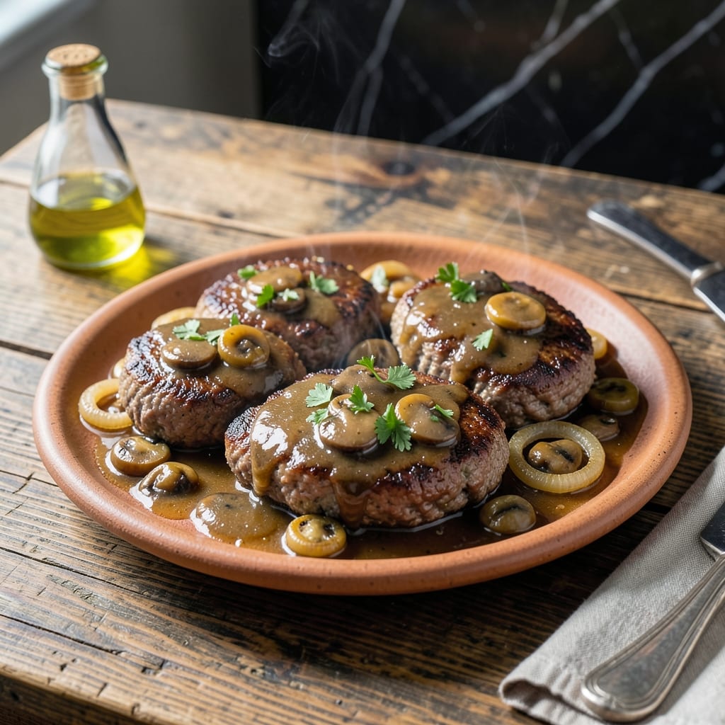 Salisbury Steak Recipe With Premade Patties: Rich Gravy and Savory Bites
