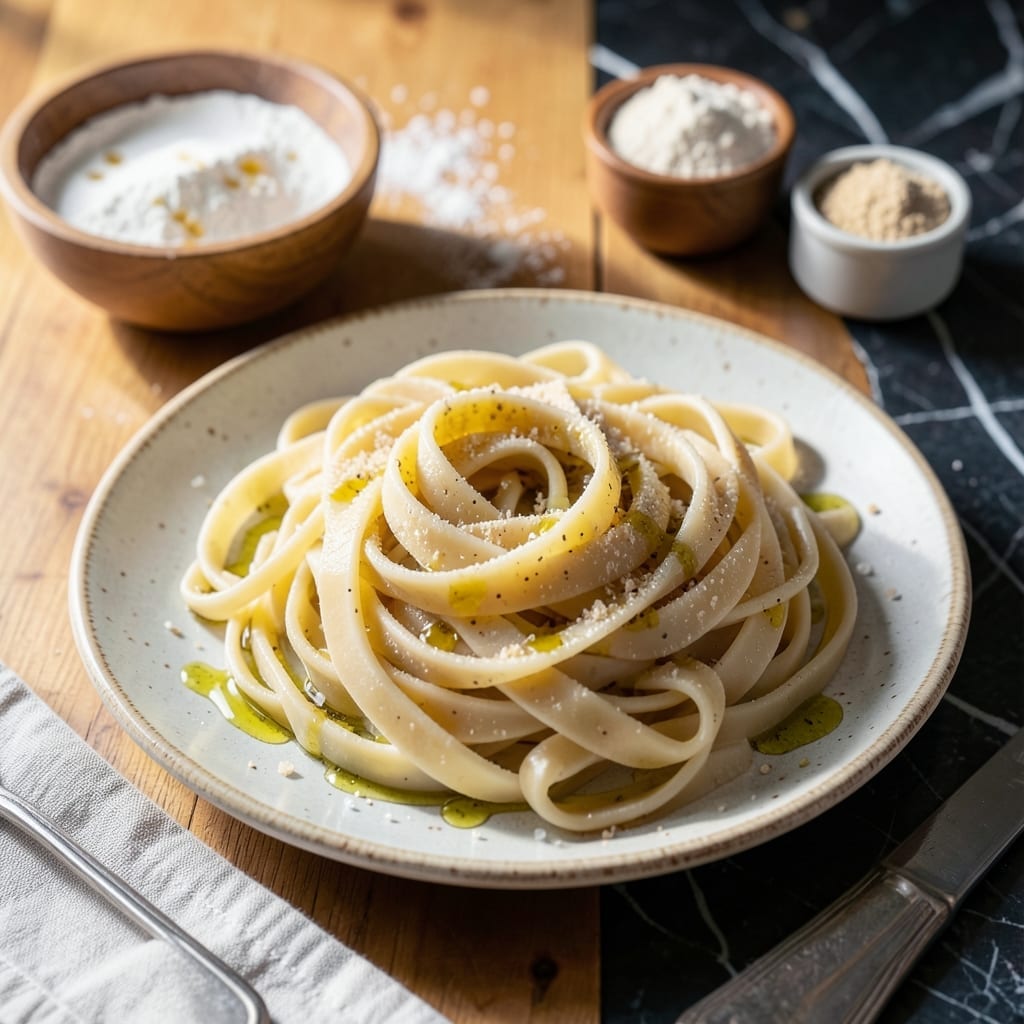 Fresh Pasta Recipe Without Machine: Silky Ribbons by Hand