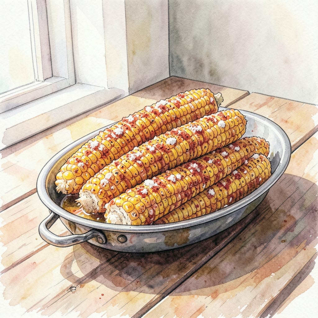 Deep Fried Corn on the Cob Recipe: Crispy Summer Side Dish illustration with key details