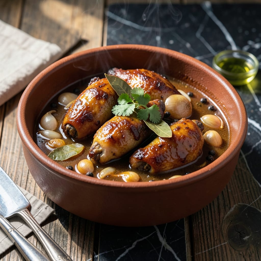 Filipino Chicken Adobo Recipe Panlasang Pinoy: Vinegary-Soy Braised Classic