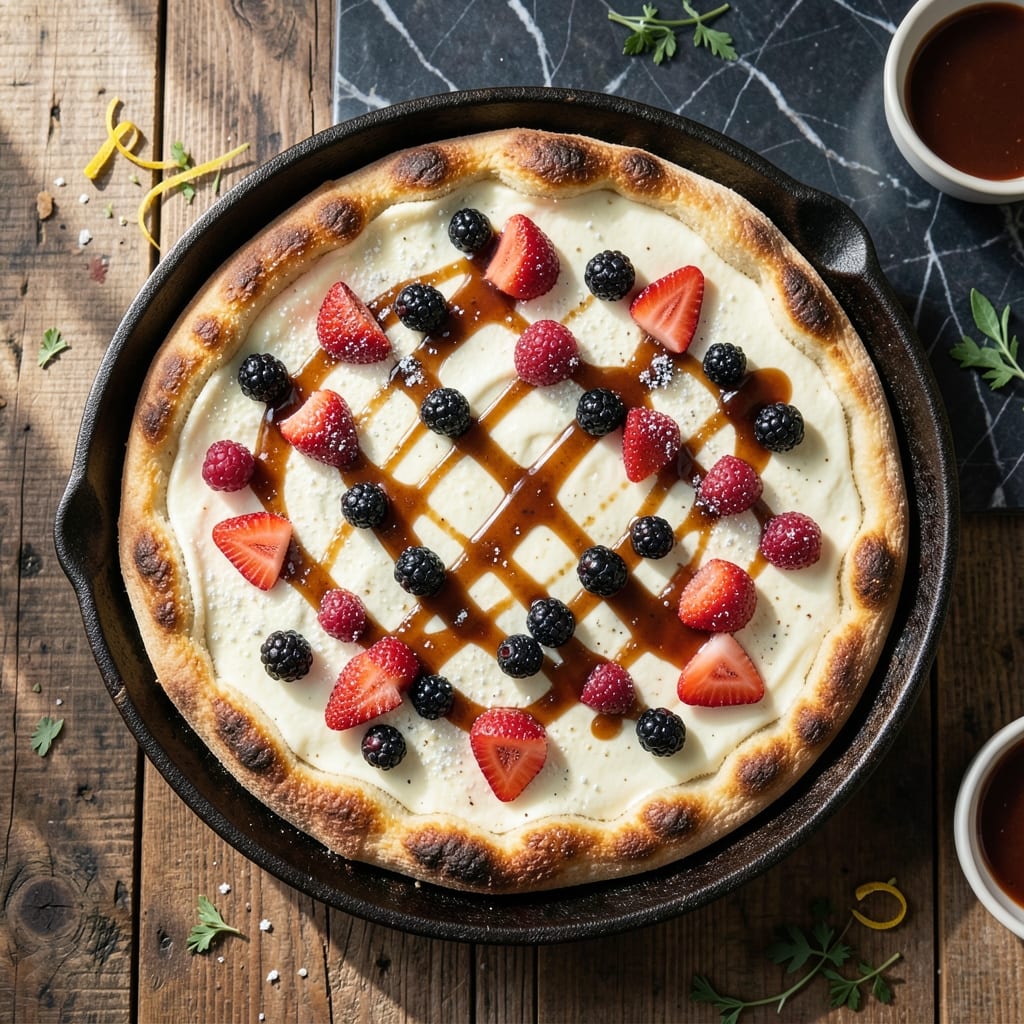 Pizza Ranch Dessert Pizza Recipe: Sweet Cream Cheese Base with Cookie Dough Topping