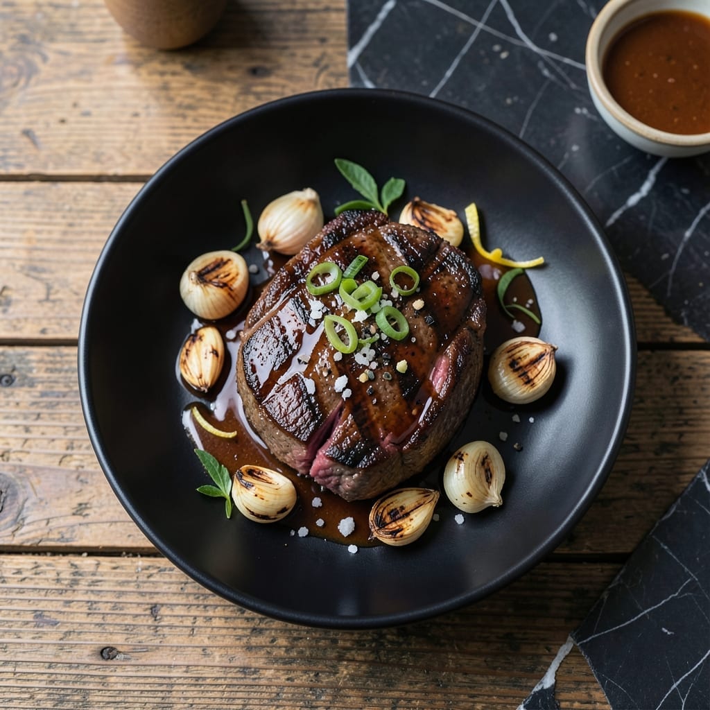 Bourbon Steak Recipe Grilled: Smoky Caramelized Crust With Rich Glaze
