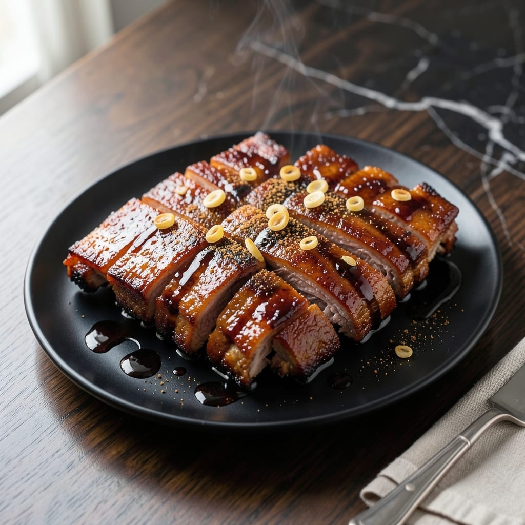 Chinese Barbecue Pork Ribs Recipe: Char Siu Glaze With Sticky Sweetness