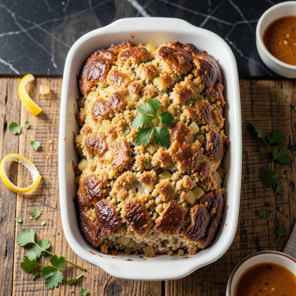 Meatloaf Recipe With Onion Soup Mix No Ketchup: Savory Herb-Infused Moisture in Every Slice
