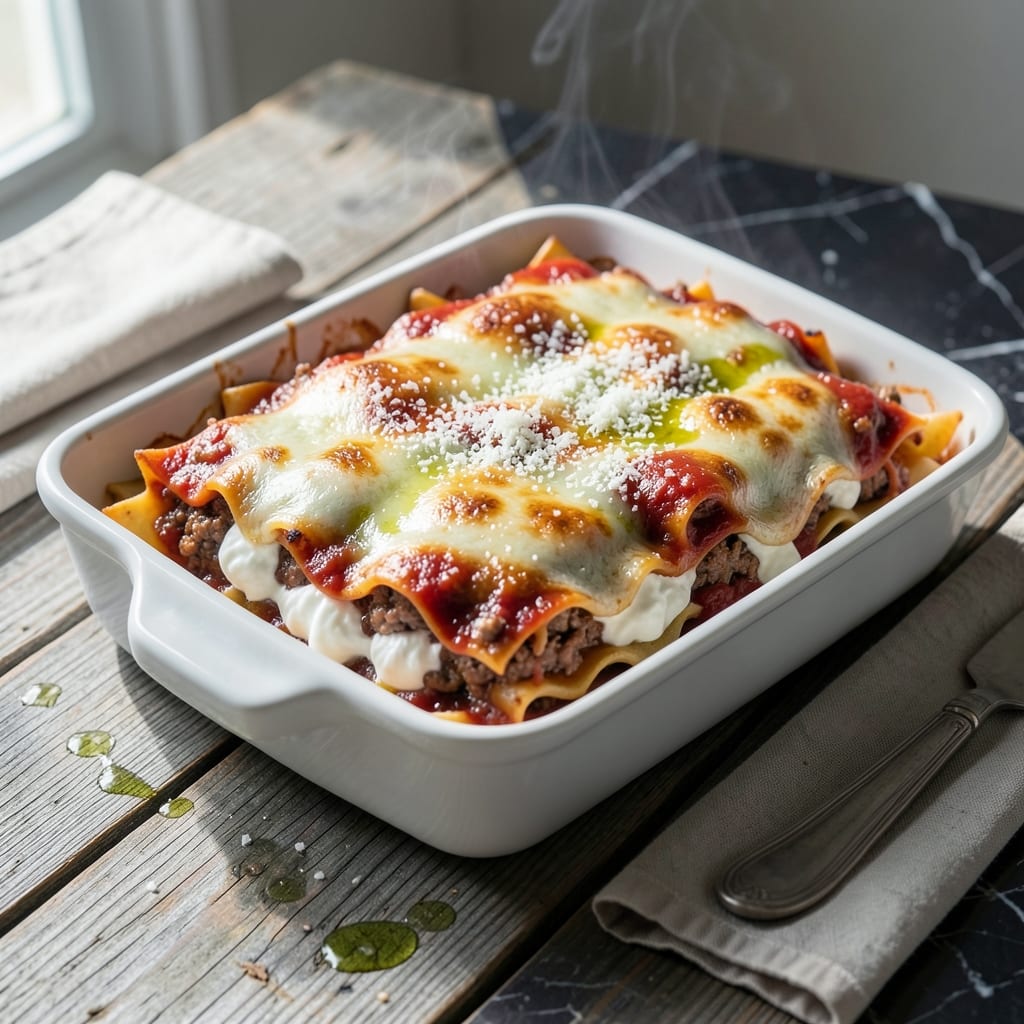 Lasagna Recipe Easy: One-Pan Weeknight Comfort