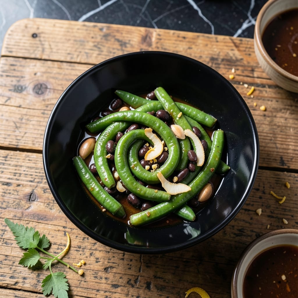 Long Beans Recipe Chinese Style: Wok-Tossed With Garlic and Fermented Black Bean