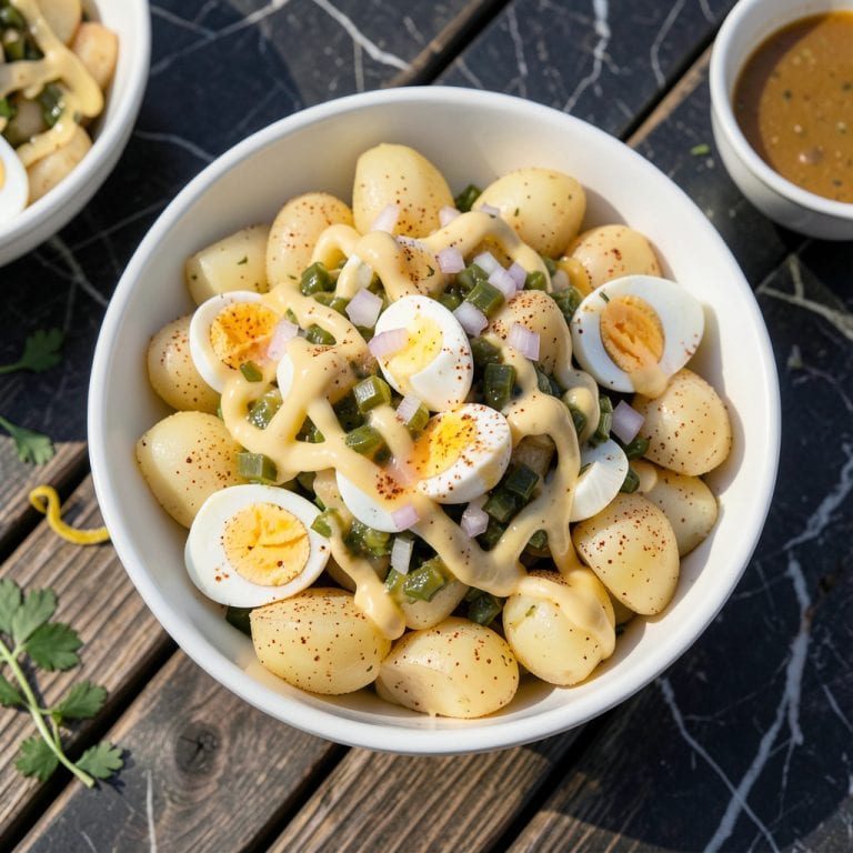 dickies bbq potato salad recipe illustration with key details