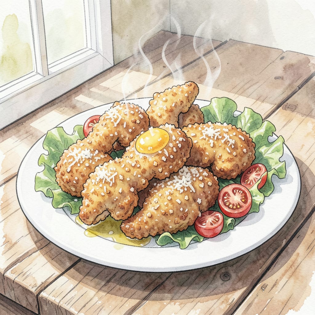 Dino Nuggets Recipe: Crispy Chicken Bites Kids Will Love example with annotations
