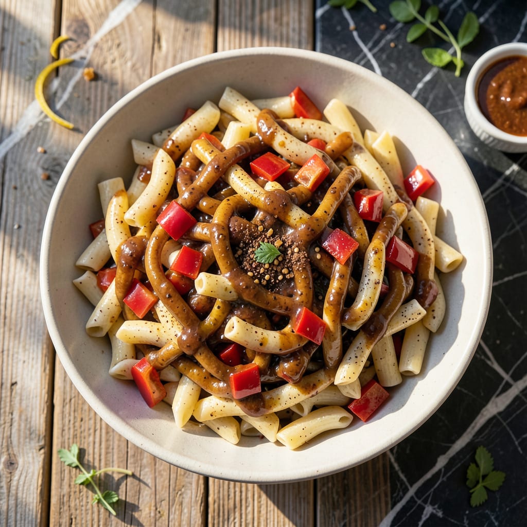 Complete Dinosaur BBQ Pasta Salad Recipe: Smoky Tang with Al Dente Bite overview image