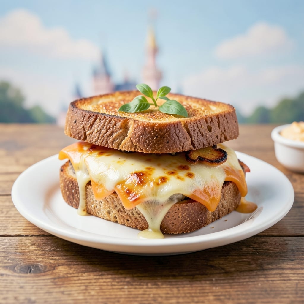 Disney Grilled Cheese Recipe: Buttery Bread and Theme Park Nostalgia