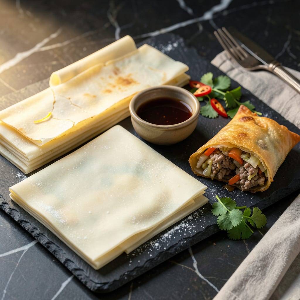 Do Egg Roll Wrappers Go Bad: Shelf Life and Storage Explained illustration with key details