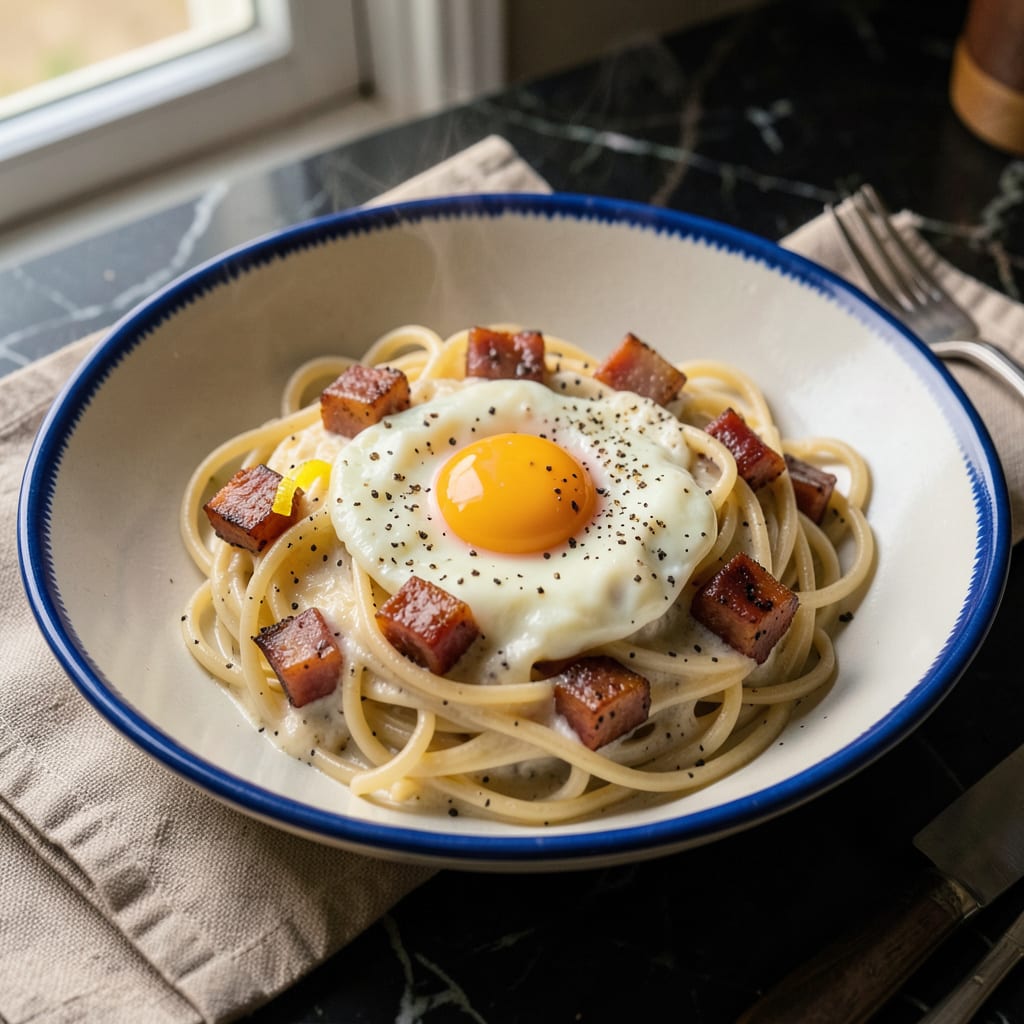 Visual representation of Does Carbonara Have Dairy: Traditional Ingredients and Authentic Answer