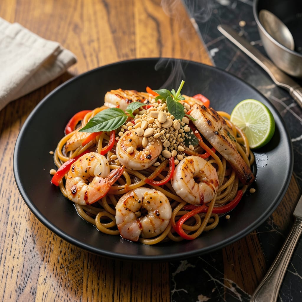 Does Drunken Noodles Have Peanuts: Ingredients and Common Variations example with annotations