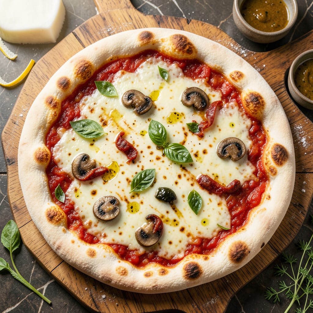 Comprehensive doughy pizza visual reference