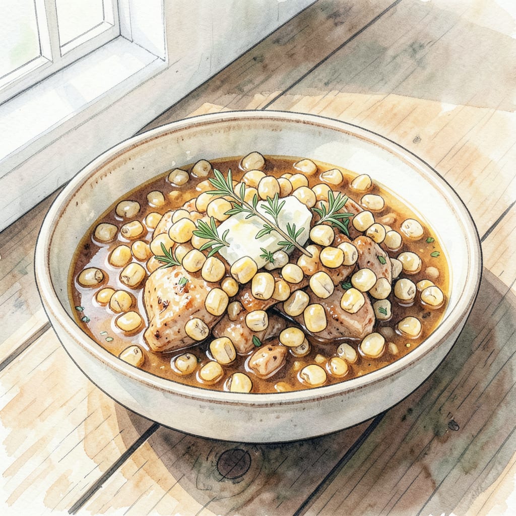 Dried Corn Recipe: Rehydrated to Perfection in Savory Broth detailed visual guide