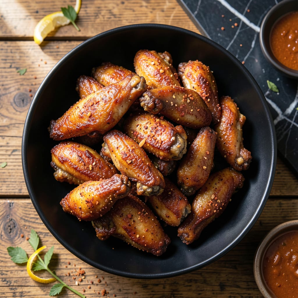 dry brine chicken wings recipe detailed visual guide
