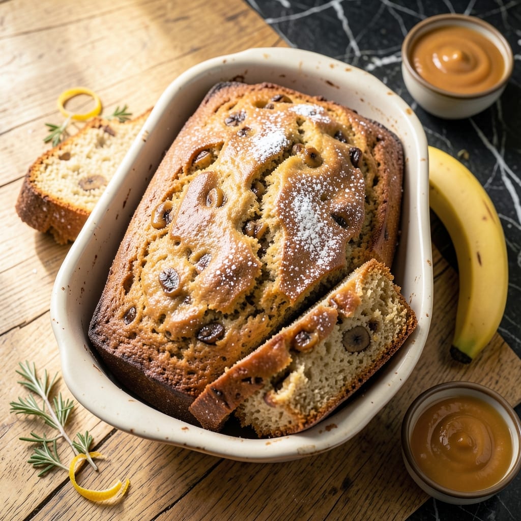 Eggless Banana Bread Recipe With 2 Bananas: Moist Crumb and No Mixer Needed