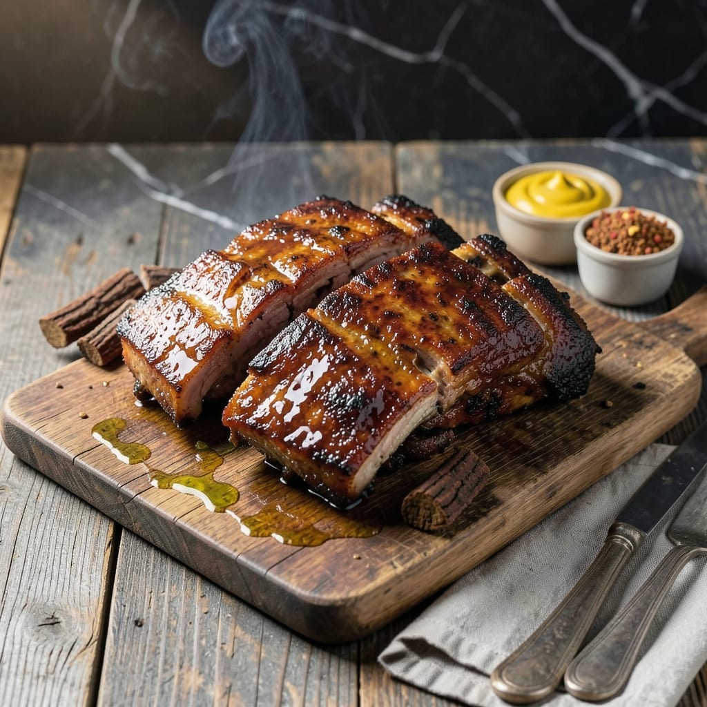 Green Egg BBQ Ribs Recipe: Charcoal-Kissed Sticky Glaze