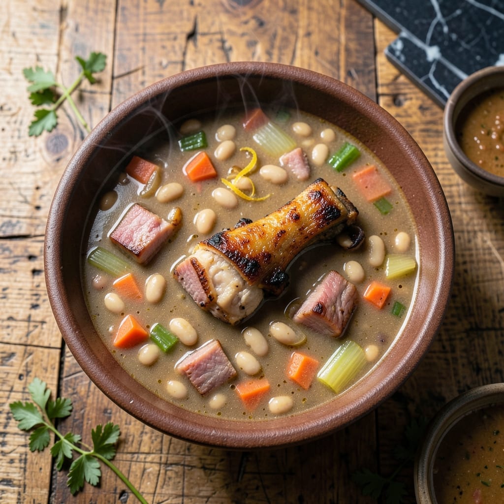 Bean and Ham Soup Recipe With Ham Bone: Rich Broth With Smoky Depth Bean and Ham Soup Recipe With Ham Bone: Rich Broth With Smoky Depth
