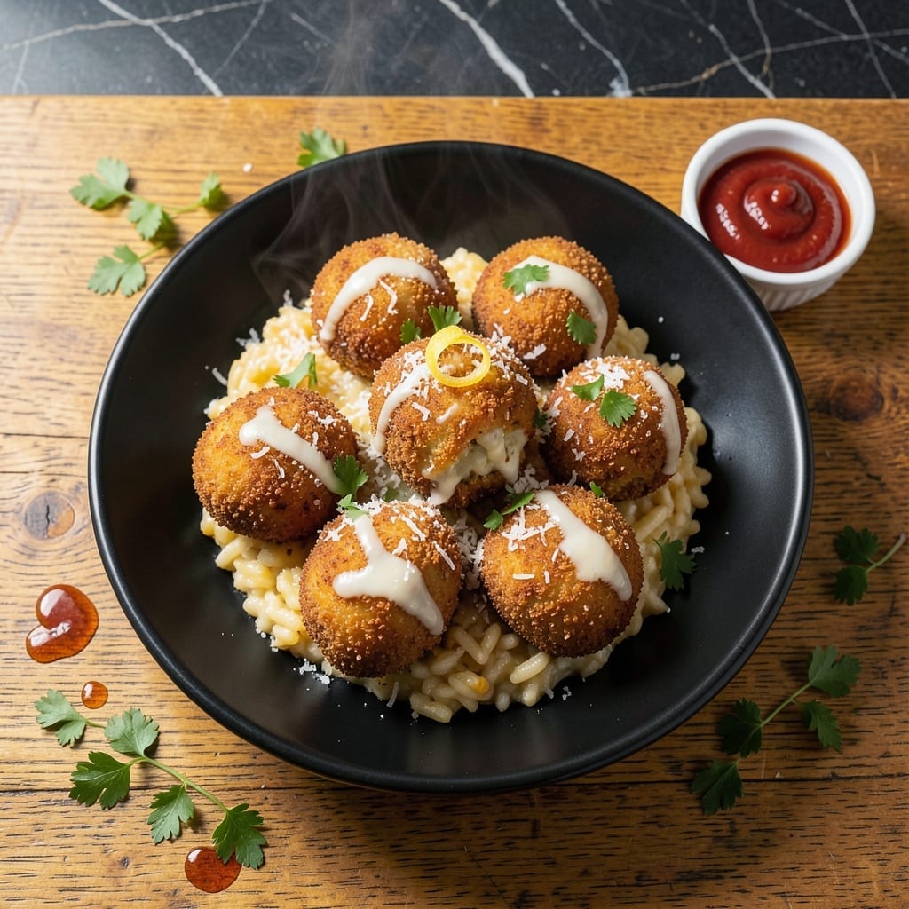 Leftover Risotto Recipe: Crispy Arancini Balls With Gooey Centers