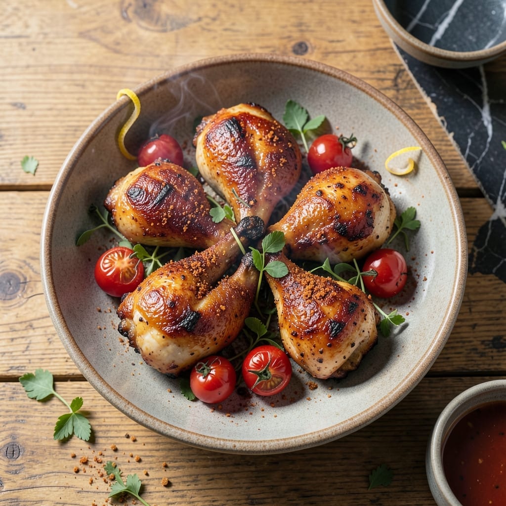 Recipe Grilled Chicken Legs: Smoky Char and Herb-Infused Juiciness