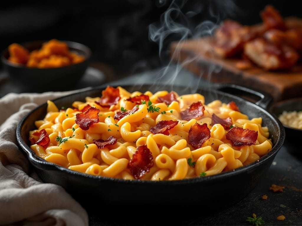 Smoked Mac and Cheese with Bacon