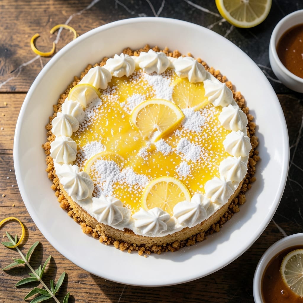 Lemon Cheesecake Recipe No Bake: Zesty Cream on Graham Cracker Crust Lemon Cheesecake Recipe No Bake: Zesty Cream on Graham Cracker Crust