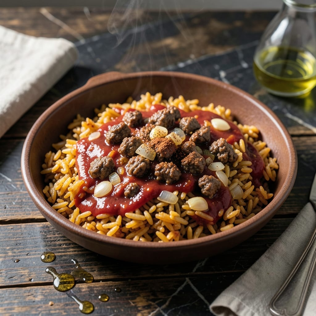 Minute Rice Recipe for Spanish Rice With Ground Beef: Quick One-Pot Fiesta Flavors Minute Rice Recipe for Spanish Rice With Ground Beef: Quick One-Pot Fiesta Flavors