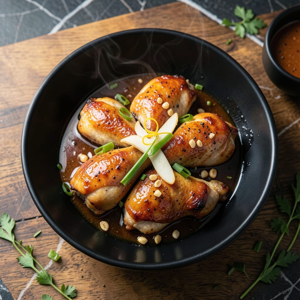 Recipe for Honey Soy Chicken Thighs: Sticky Glaze and Fall-Off-The-Bone Tenderness
