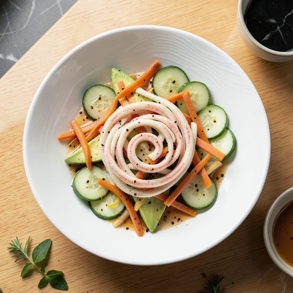 California Roll Crab Salad Recipe: Fresh Surimi With Avocado Zing
