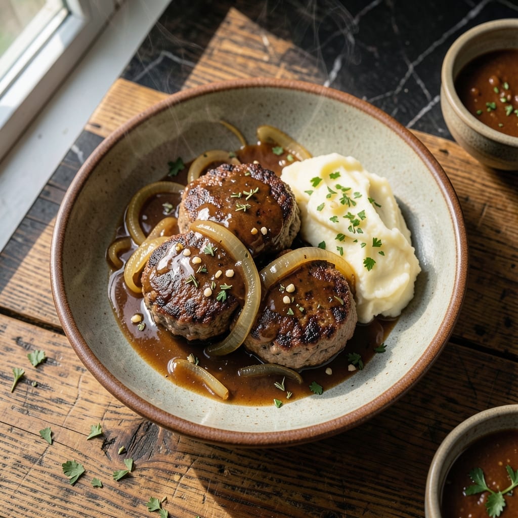 Natasha's Kitchen Salisbury Steak Recipe: Homestyle Gravy Without the Filler