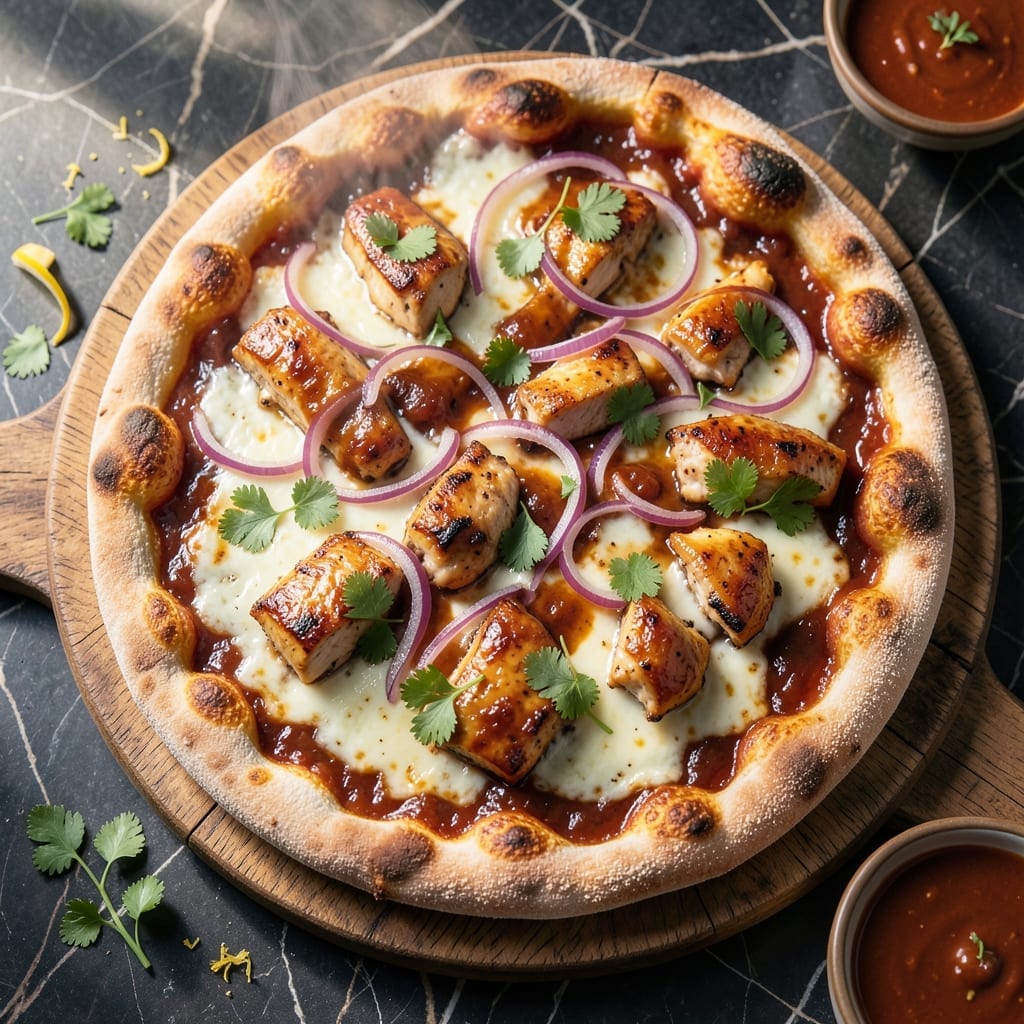 Barbecue Chicken Pizza Recipe: Smoky Sauce on Crispy Crust Barbecue Chicken Pizza Recipe: Smoky Sauce on Crispy Crust