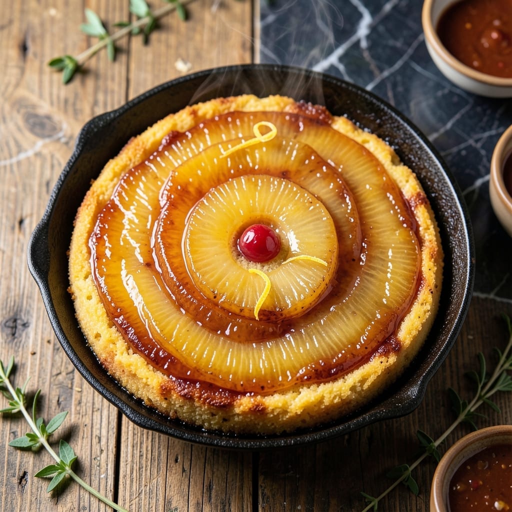 Pineapple Upside Down Cake Recipe With Cake Mix: Gooey Caramel Topping Shortcut