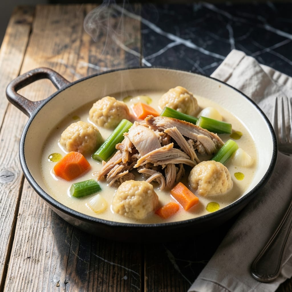 Old Fashioned Chicken and Dumplings Recipe From Scratch: Grandma's Fluffy Clouds in Broth Old Fashioned Chicken and Dumplings Recipe From Scratch: Grandma's Fluffy Clouds in Broth
