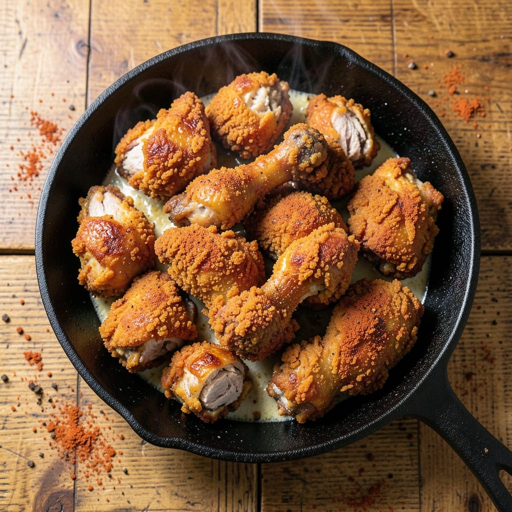 Kentucky Fried Chicken Recipe With Buttermilk: 11-Herb Secret for Extra Crisp