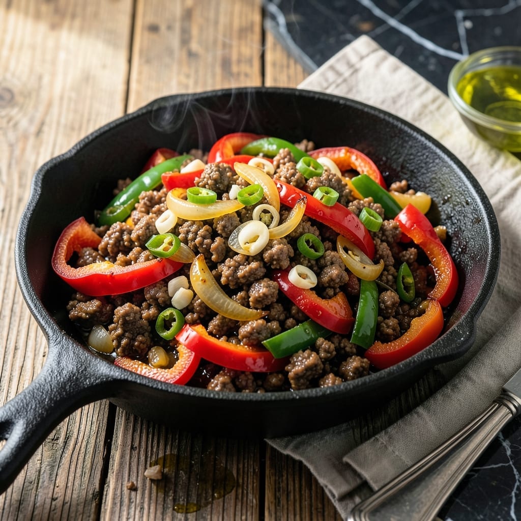 Keema Shimla Mirch Recipe by Food Fusion: Spiced Minced Meat With Bell Peppers
