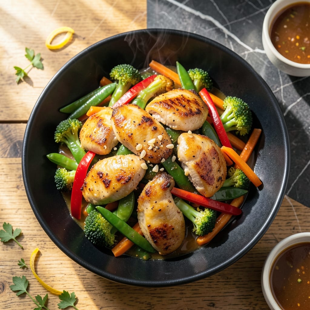 Lemon Chicken Stir Fry Recipe With Vegetables: Zesty Wok-Tossed Meal in Minutes