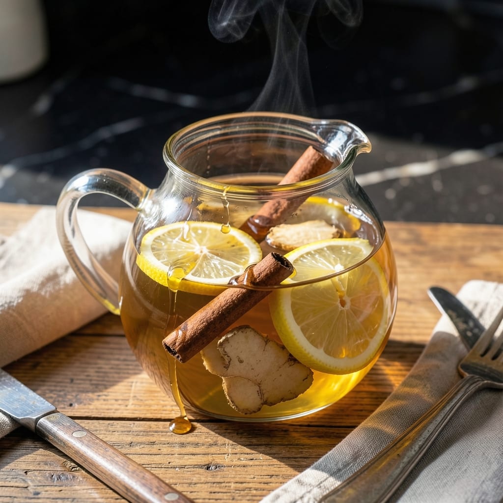 Lemon Ginger Cinnamon Tea Recipe for Weight Loss: Metabolism-Boosting Morning Brew