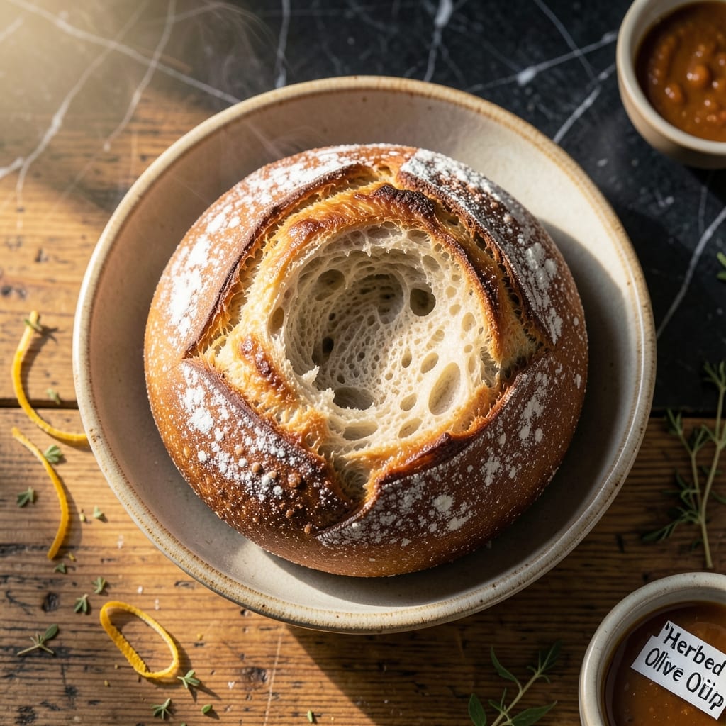 Water Bread Recipe Easy: No-Knead Artisan Loaf in 5 Ingredients