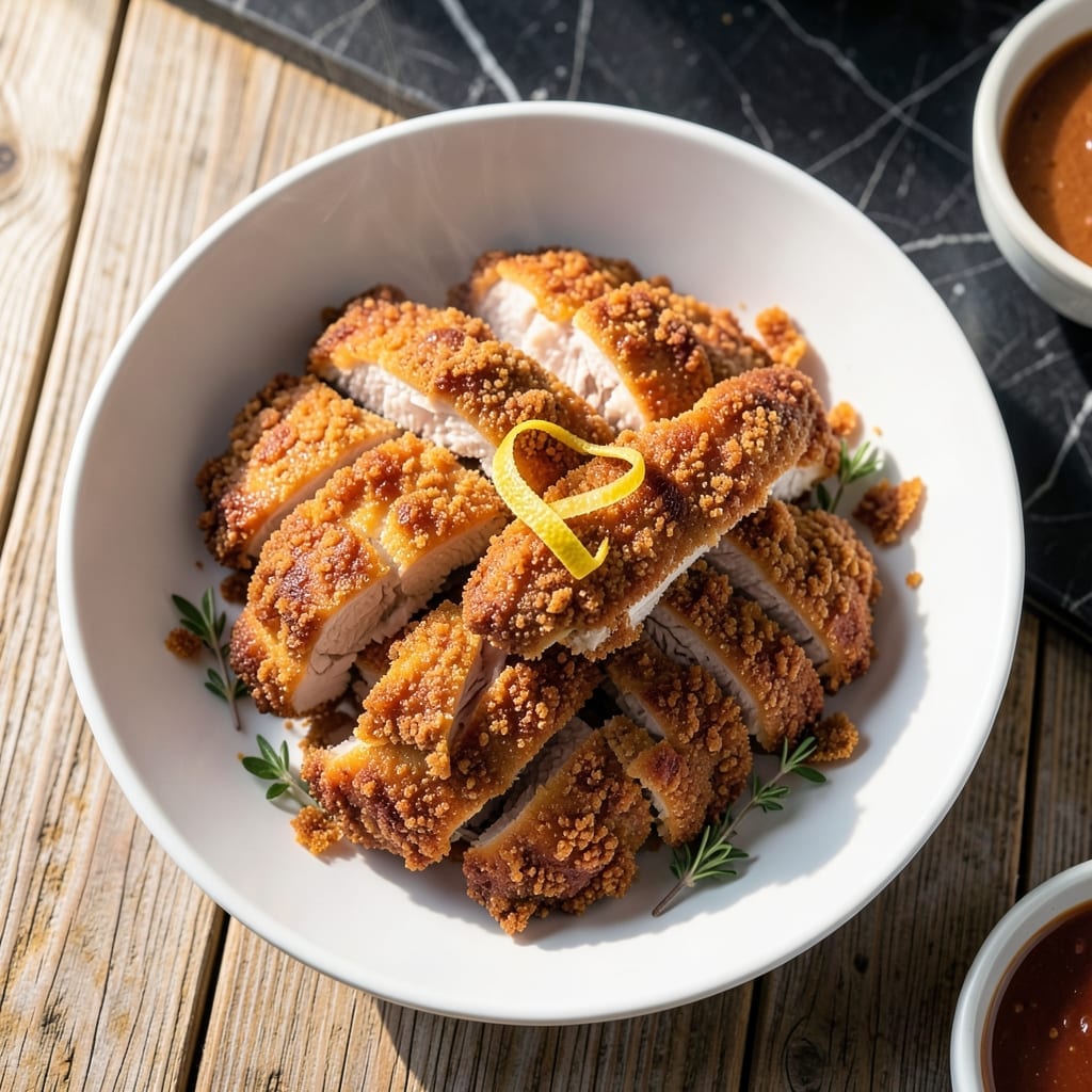 Fried Chicken Breast Recipe KFC: Secret 11-Herb Crust at Home
