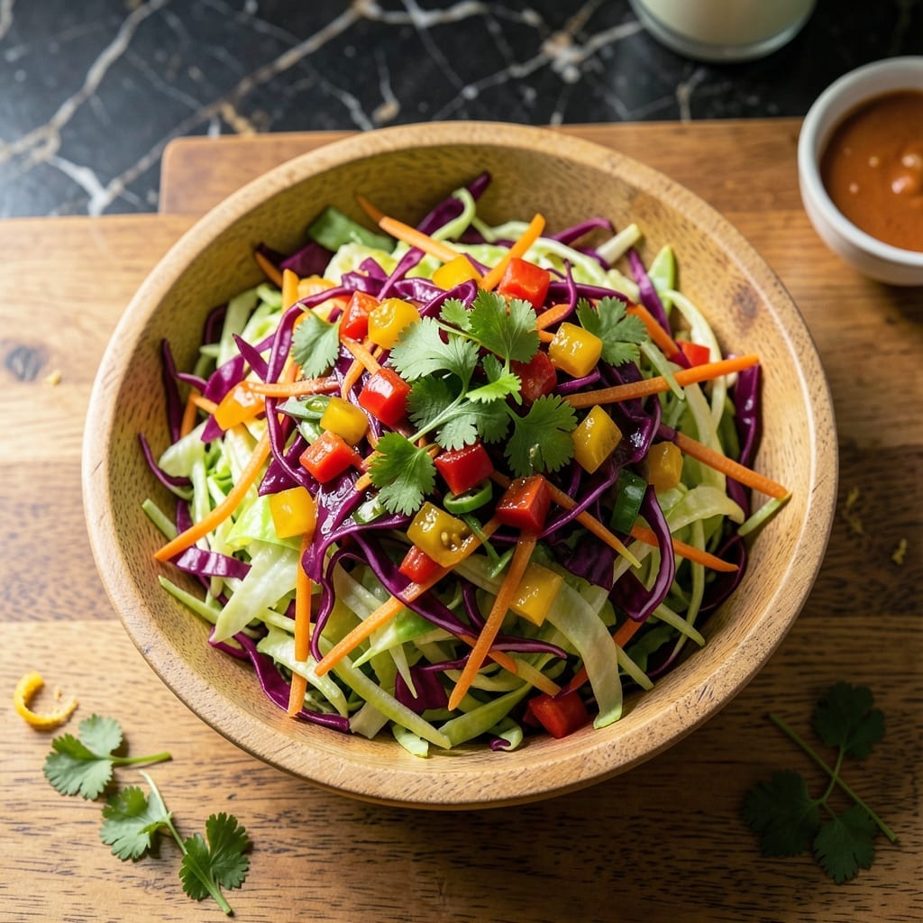 Jamaican Cabbage Salad Recipe: Vibrant Island Crunch with Bell Peppers