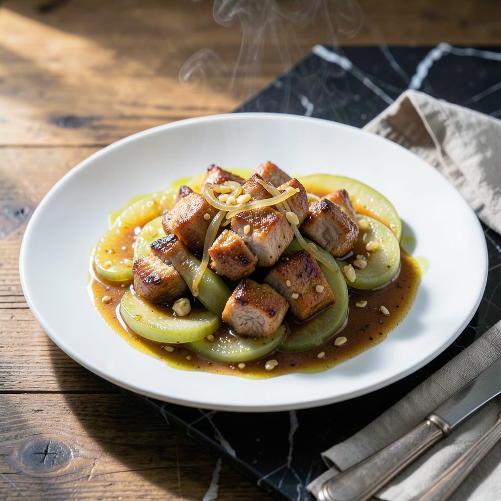 Ginisang Sayote Recipe With Pork: Savory Stir-Fry with Tender Chayote Ginisang Sayote Recipe With Pork: Savory Stir-Fry with Tender Chayote
