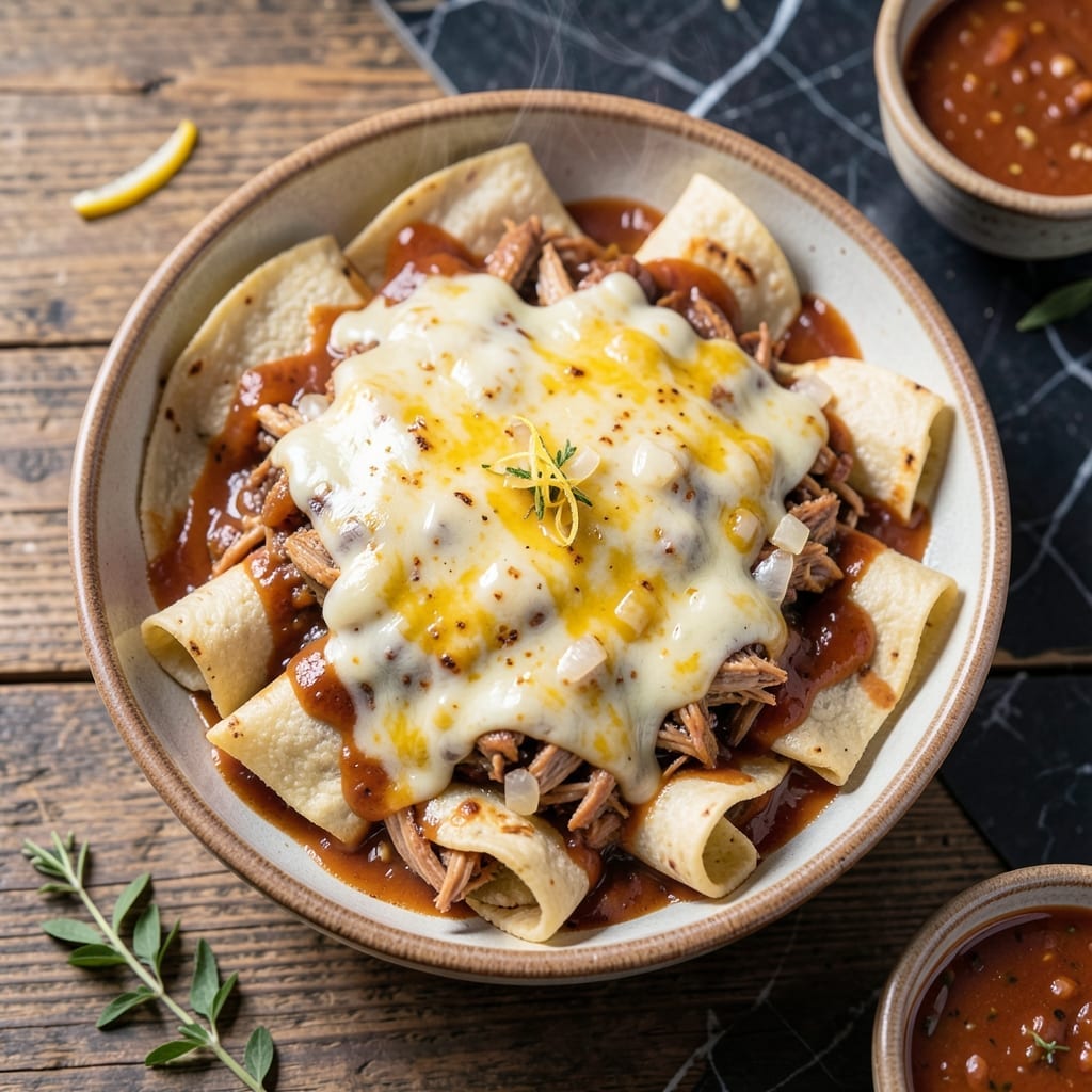 Chicken Enchilada Recipe With Flour Tortillas: Layered Cheese and Sauce Magic