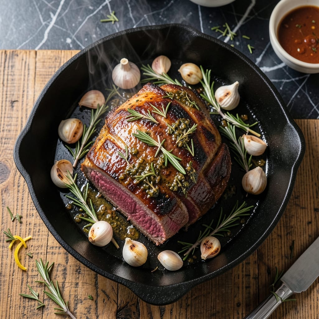 French Roast Beef Recipe Oven: Garlic-Herb Crusted to Juicy Medium Rare
