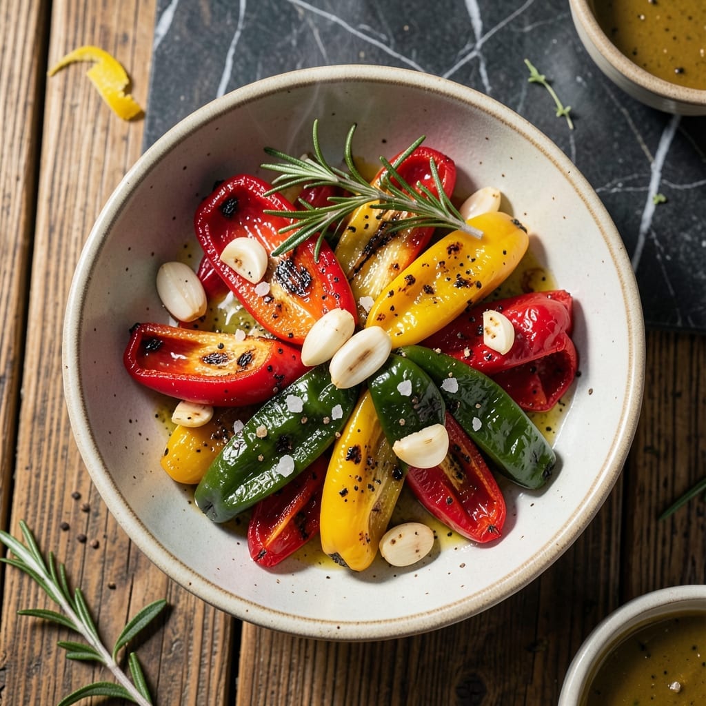 Grilled Sweet Mini Peppers Recipe: Blistered and Caramelized in Minutes Grilled Sweet Mini Peppers Recipe: Blistered and Caramelized in Minutes
