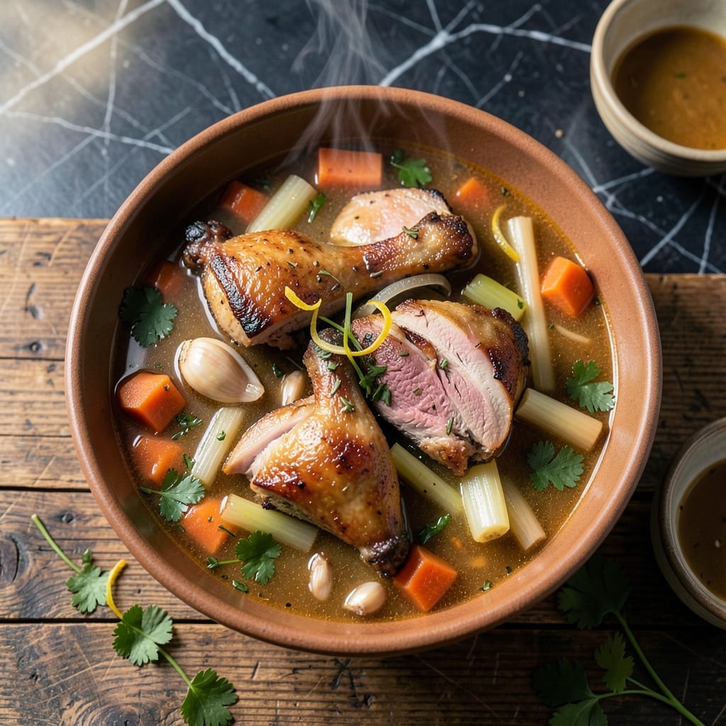 Duck Soup Recipe: Rich Broth With Tender Duck and Vegetables
