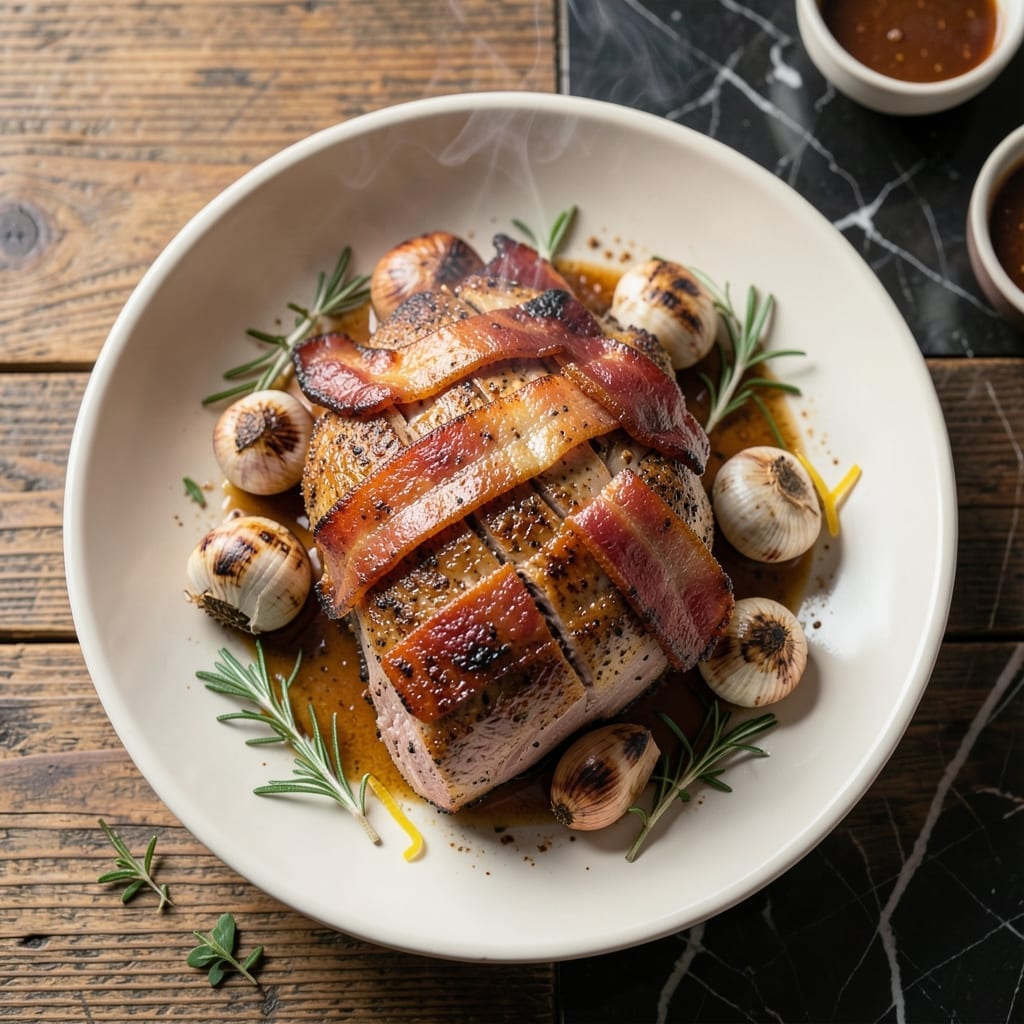 Grilled Bacon Wrapped Pork Loin Recipe: Smoky Depth With Juicy Centers