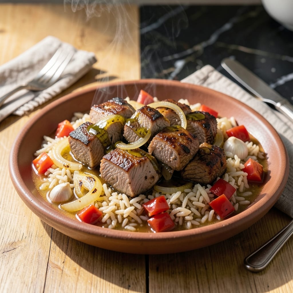 Lamb and Rice Recipe Greek: Mediterranean Flavors in One Pot
