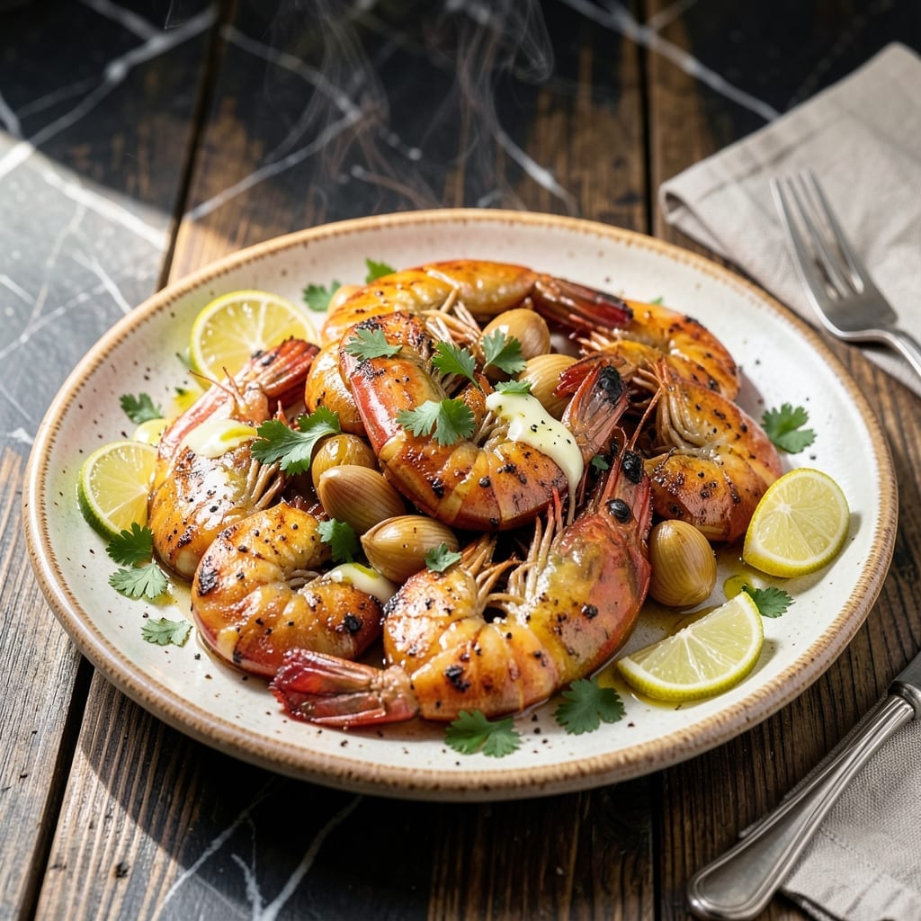 Filipino Shrimp Recipe Panlasang Pinoy: Garlic Butter Succulence with Calamansi Zing Filipino Shrimp Recipe Panlasang Pinoy: Garlic Butter Succulence with Calamansi Zing