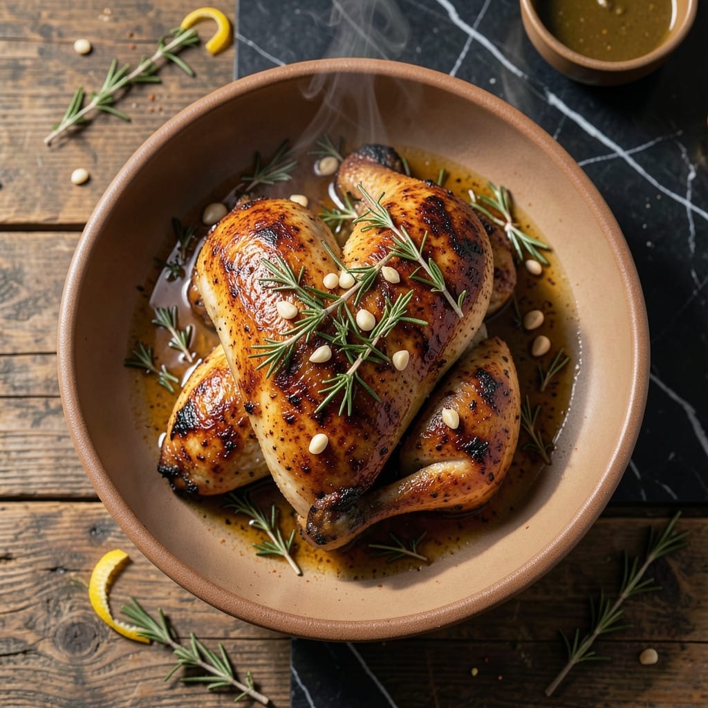 Grilled Chicken Recipe in Oven: Juicy Bites With Golden Crisp Skin